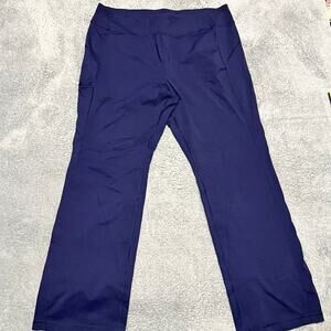 Duluth Pants Womens XXL NoGa Stretch Slim Leg Blue Pockets